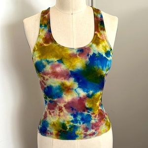 Mesh Tie Dye Tank